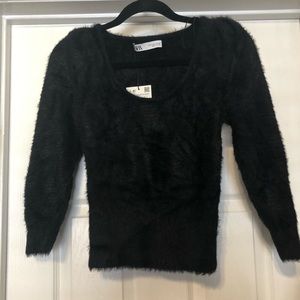 NEVER WORN black Zara sweater